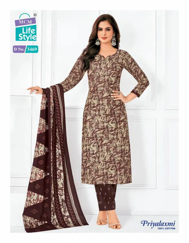 Priyalaxmi Vol 34 By Mcm Cotton Printed Dress Material Surat Wholesale Market