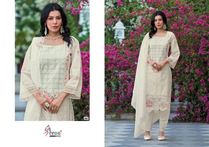 Tasrif By Shree Premium Embrodered Lawn Pakistani Salwar Kameez Wholesale Online