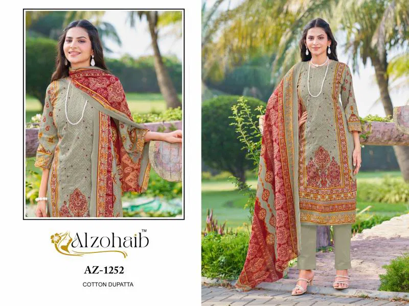 Saira Vol 1 by Alzohaib Chiffon Dupatta Pakistani Salwar Suits bulk orders in india
