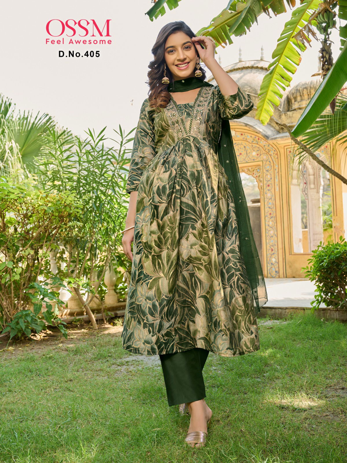 Mantra Vol 4 By Ossm Alia/Kiara V Neck Kurti With Bottom Dupatta Catalog