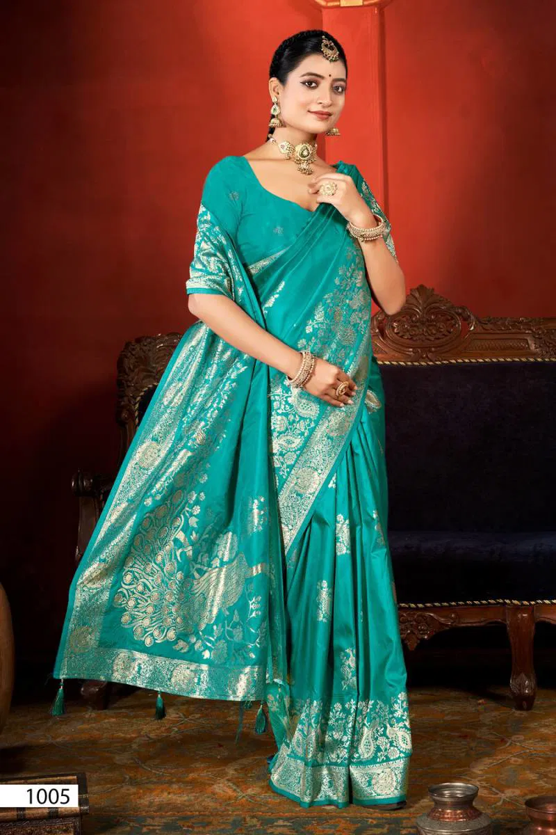 Vaamika Silk Saroski Vol 1 By Saroj Wedding Wear Silk Saree Wholesalers In Delhi