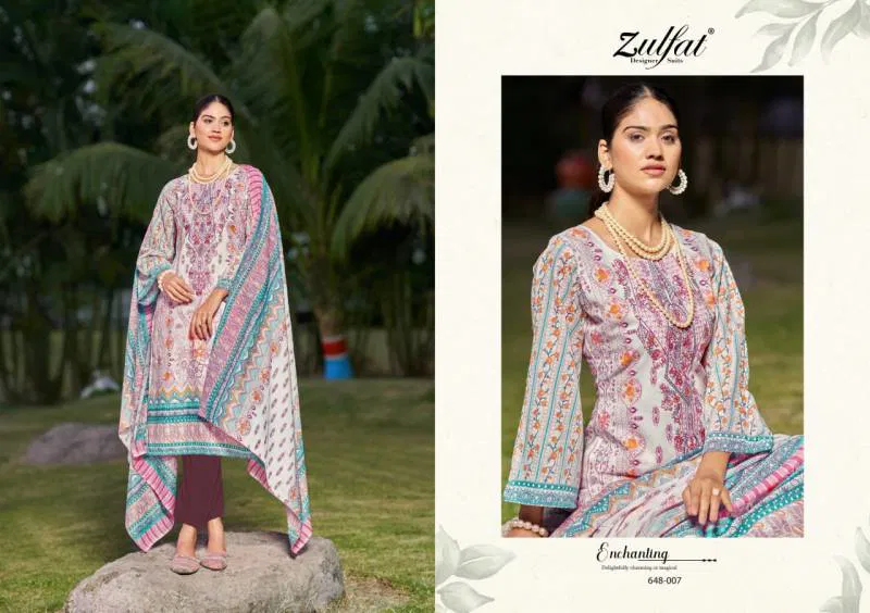Gulnaaz Vol 3 By Zulfat Cotton Printed Dress Material Wholesalers In Delhi