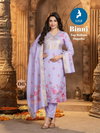 Binni By Kaya Chanderi Printed Surat Kurti With Bottom Wholesale Market
