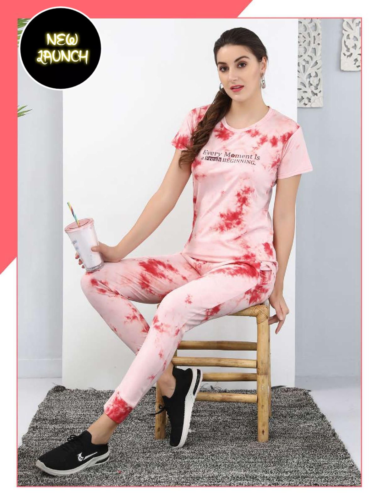 Summer Special Vol D308 Tie Die Printed Night Suit Collection
