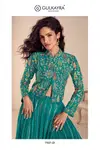 Sargam By Gulkayra Real Chinon Surat Indo Western Lehenga Wholesale Market