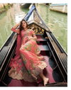 Geet By Sayuri Chinon Silk Embroidery Gown With Dupatta Wholesale Online