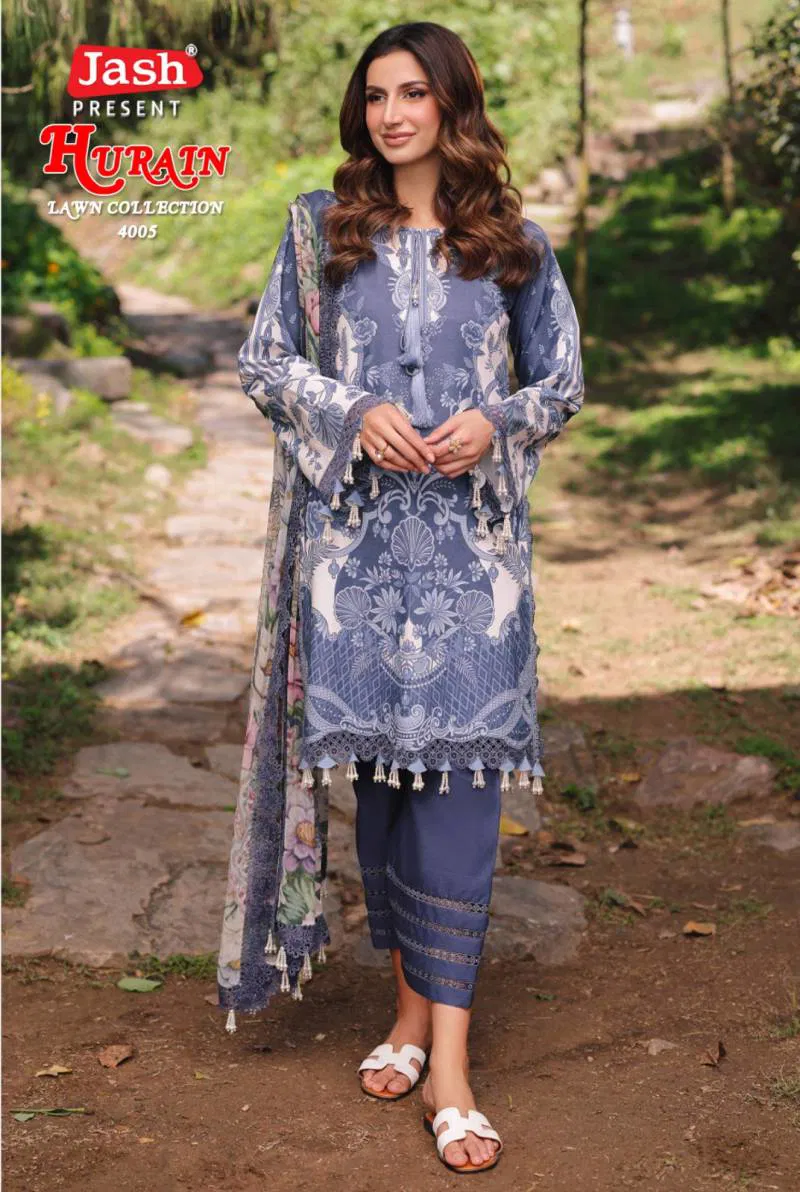Hurain Vol 4 By Jash Printed Lawn Cotton Dress Material Suppliers In India