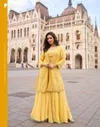 Isha By Sayuri Designer Georgette Embroidered Indo Western Wholesale In India