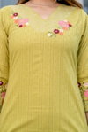 Naisha K 154 Cotton Dobby Kurti Bottom With Dupatta Exporters In India