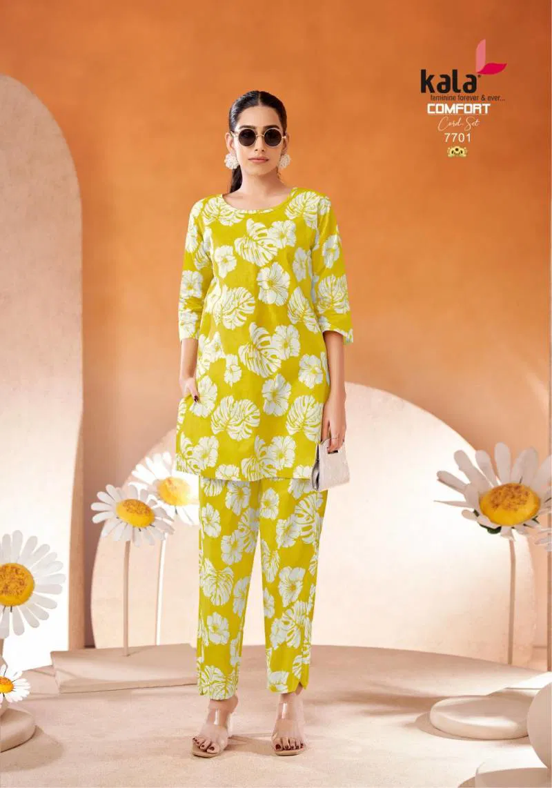 Comfort Cord Set Vol 2 By Kala Printed Cotton Co Ord Set Wholesalers In Delhi