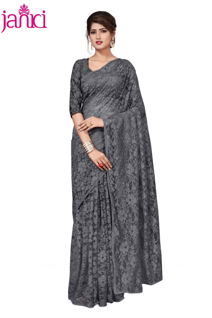 Full Net Designer Stylish Party Wear Saree Collection 