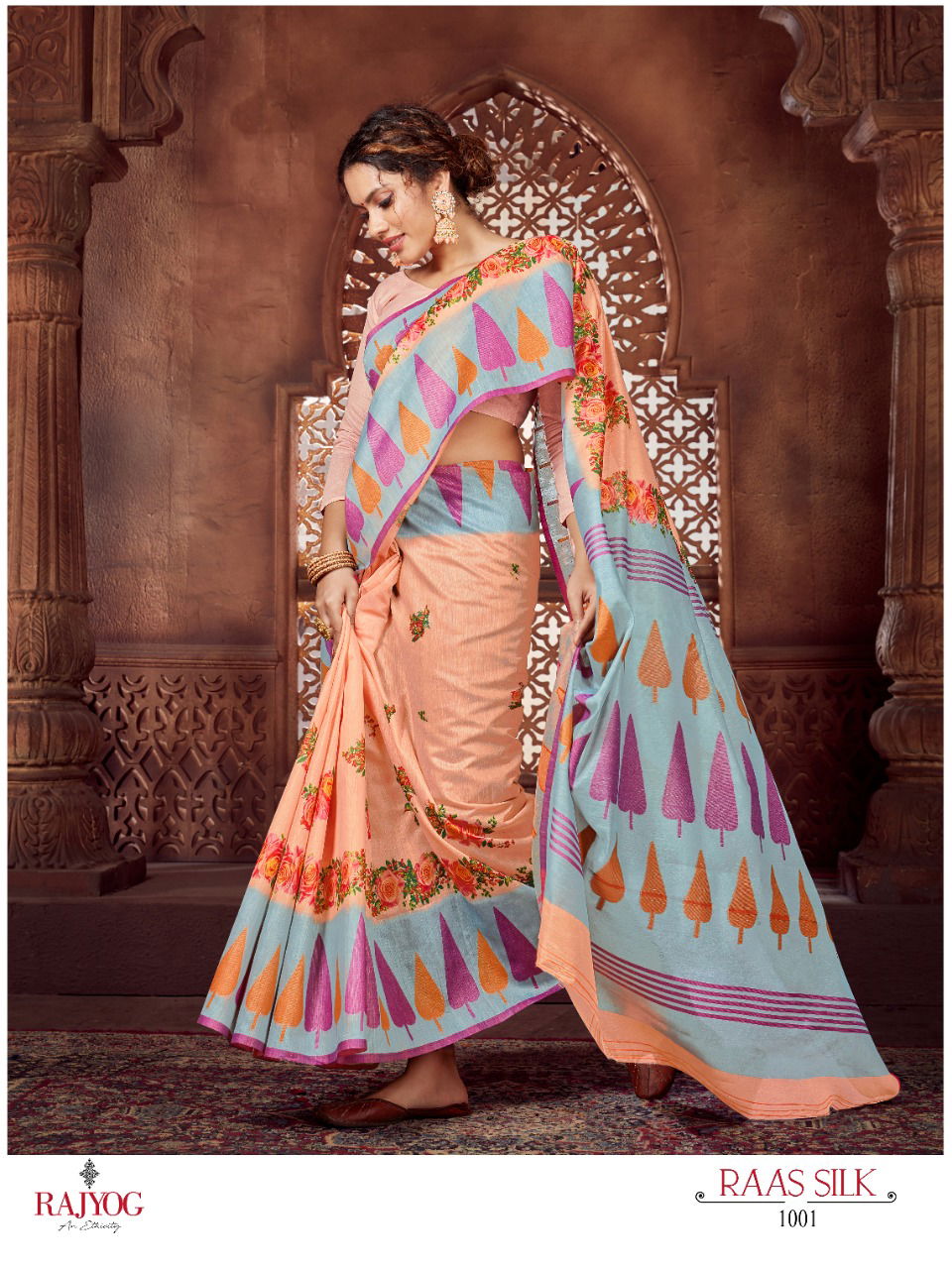 Rajyog Raas Silk Latest Traditional Festive Wear Designer Soft Cotton Saree Collection 