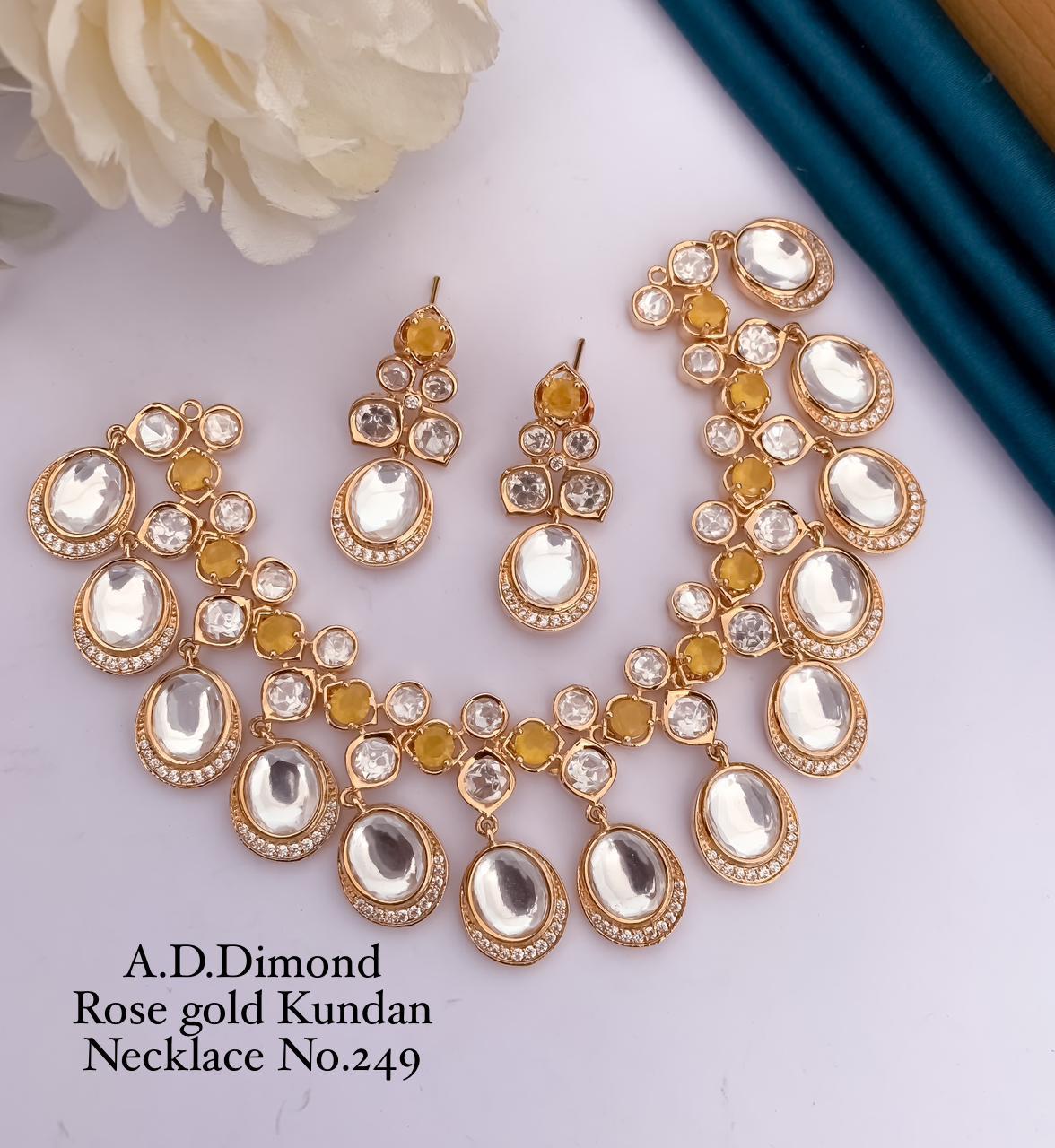 AD Diamond Wholesale Kundan Necklace Manufacturers