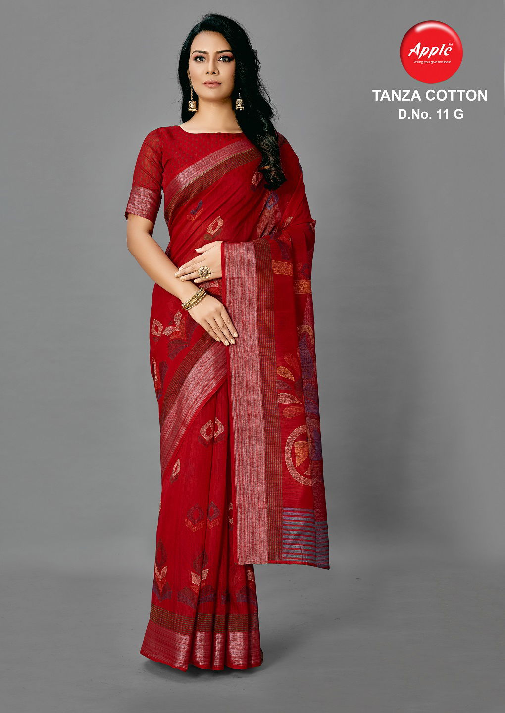 Apple Tanza Cotton 11 Latest Casual Regular Wear Cotton Saree Collection
