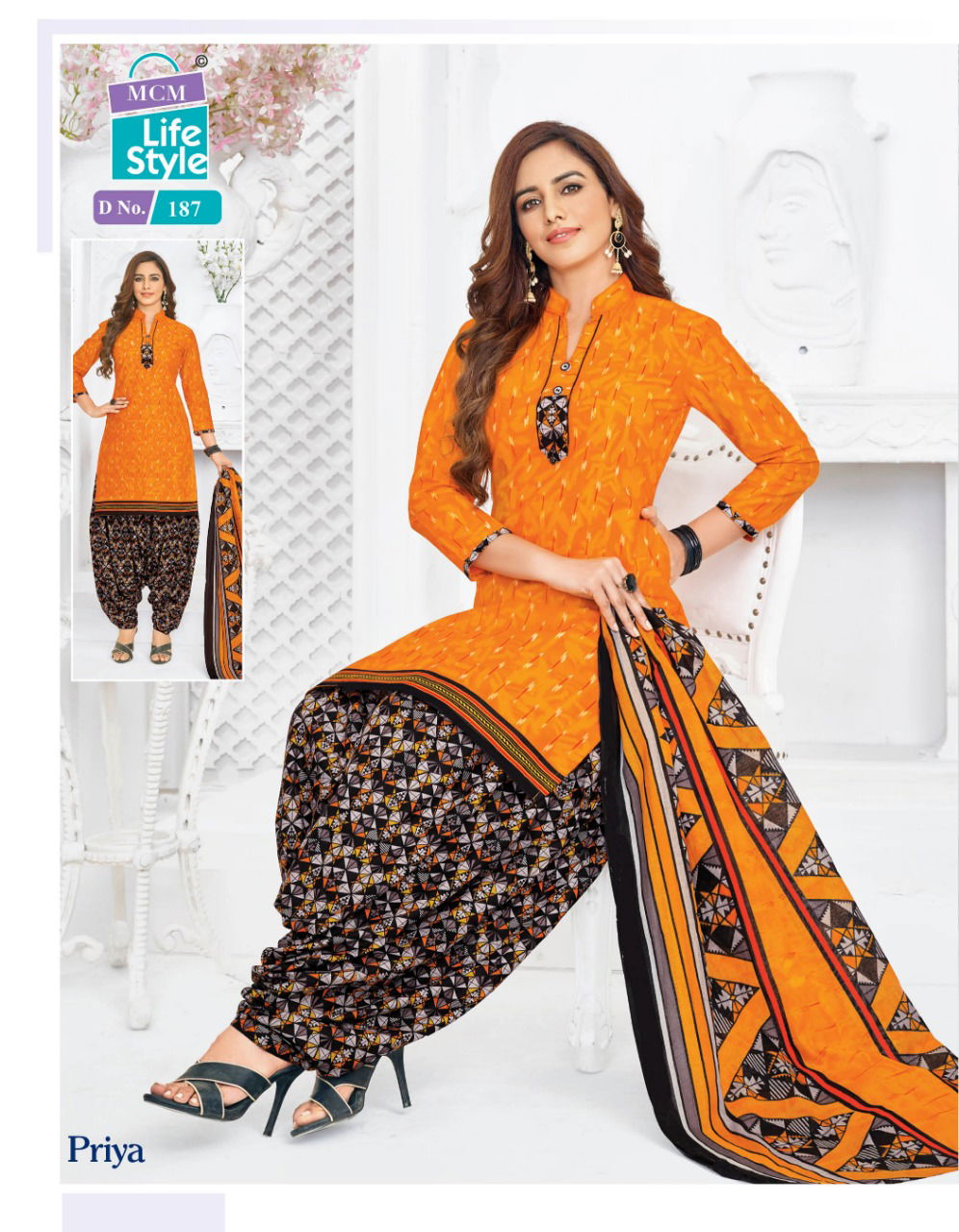 MCM Lifestyle Piya Latest Collection Of Pure Cotton Ready Made Salwar Suit Collection