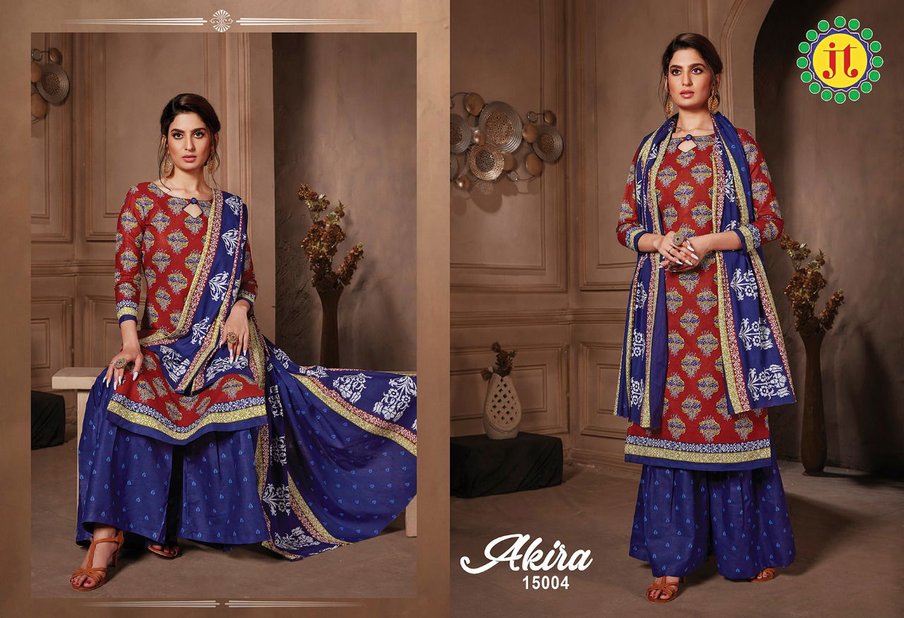 Jt Akira 15 Latest Collection Of Pure Cotton Printed Dress Material