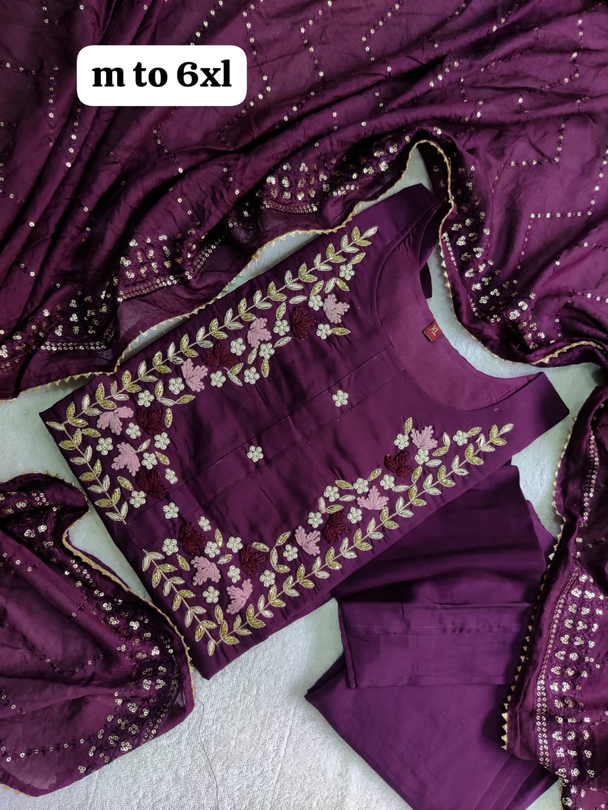 Virat Fashion Pure Jordosi Work Kurti Pant With Dupatta Set Catalog