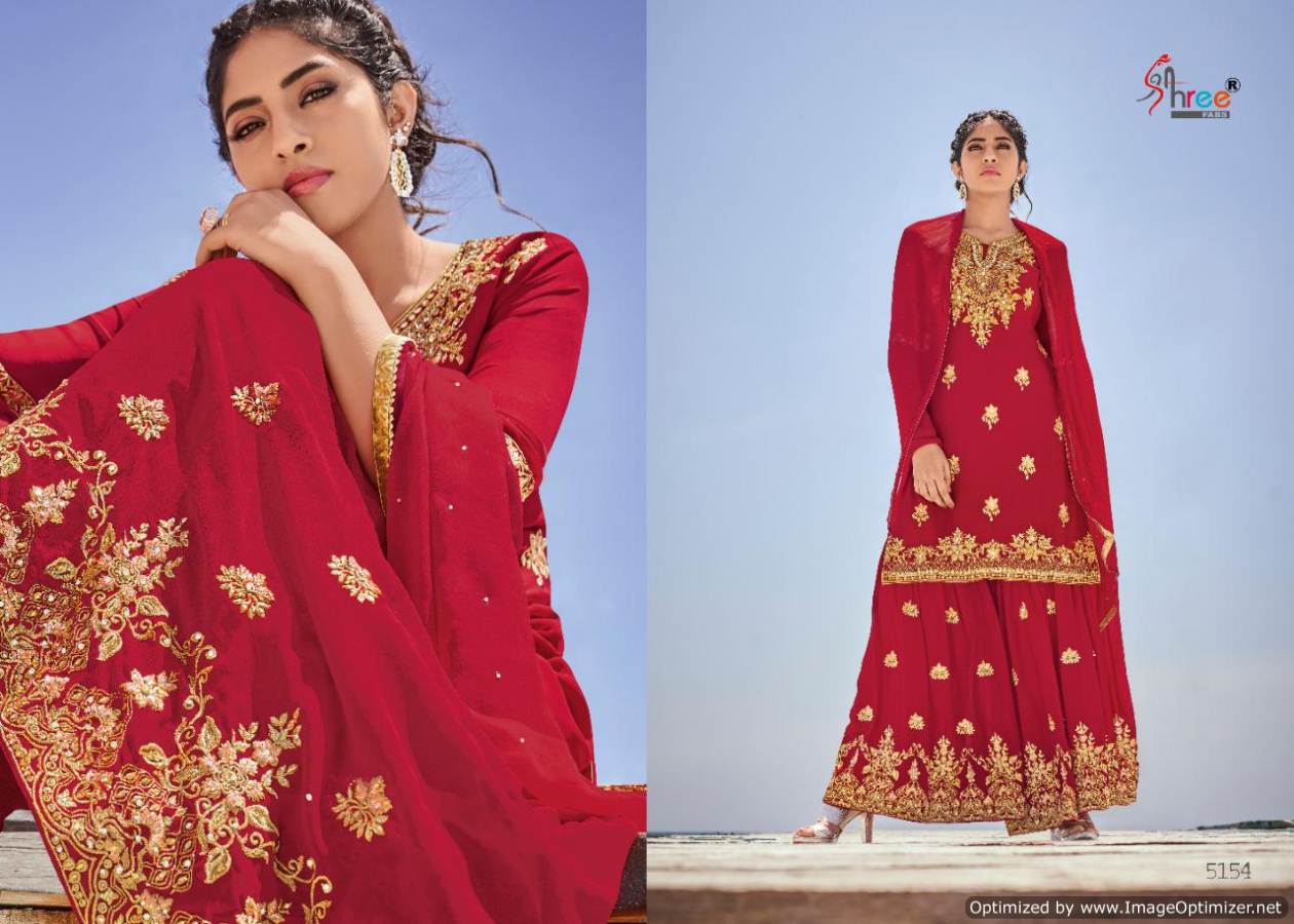 Shree Fab Rajshree Latest Heavy Designer Wedding Wear Salwar Suit Collection With Nazmeen Diamond Work Dupatta 