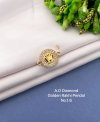 Ad Diamond Golden Rakhi Pendal Suppliers In India