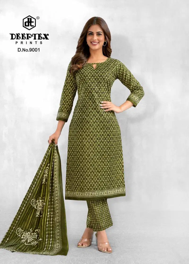 Aaliza Vol 9 By Deeptex Cotton Printed Fancy Dress Material Suppliers In India
