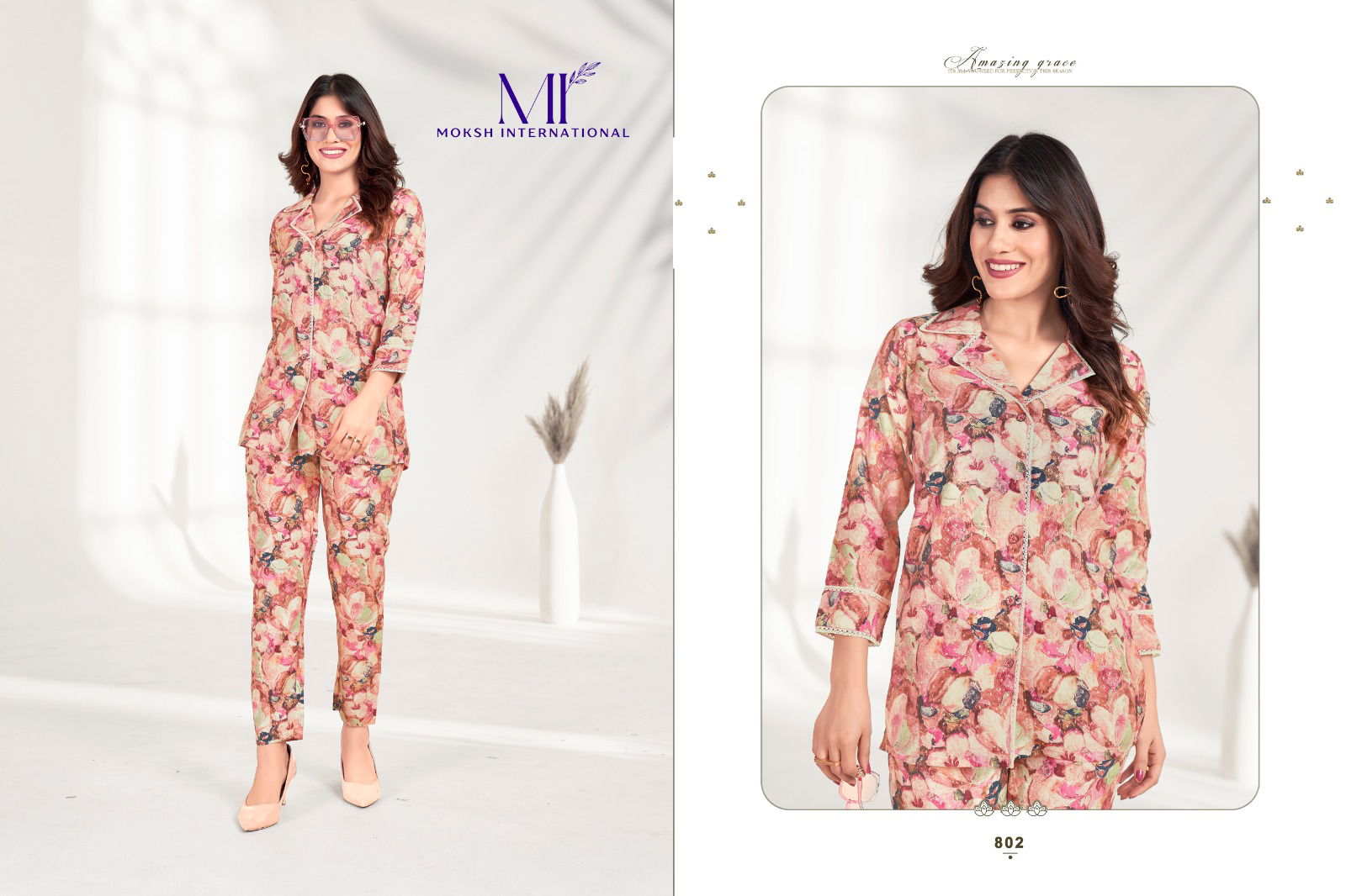 Milky Vol 1 By Moksh Printed Cord Set Western Catalog