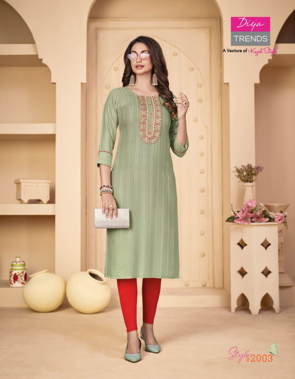  Fashion Story 2 Fancy Ethnic Wear Designer Rayon Latest Kurti Collection