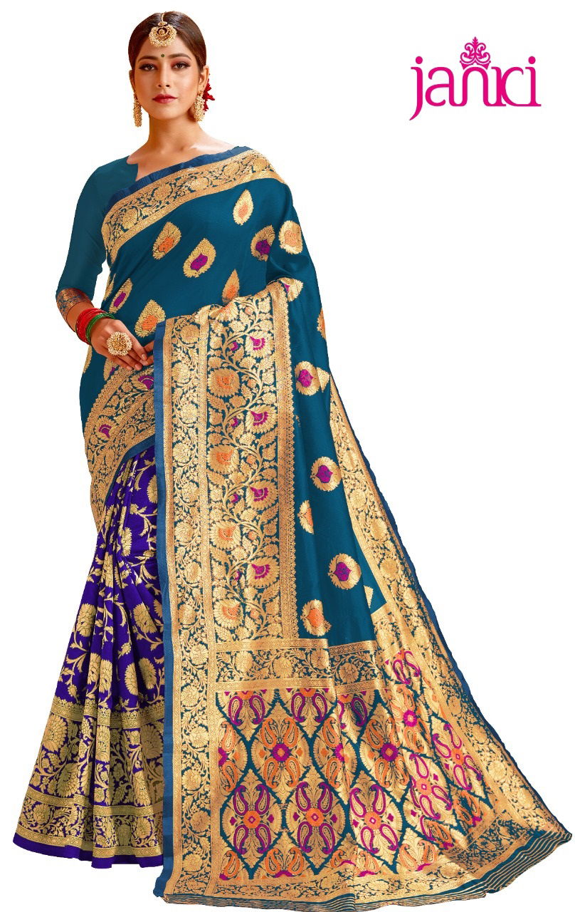 Janki chhaya Latest Designer Pure Silk wedding saree Collection 