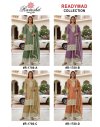 R 1780 A To D By Ramsha Gabana Zari Readymade Pakistani Suits 