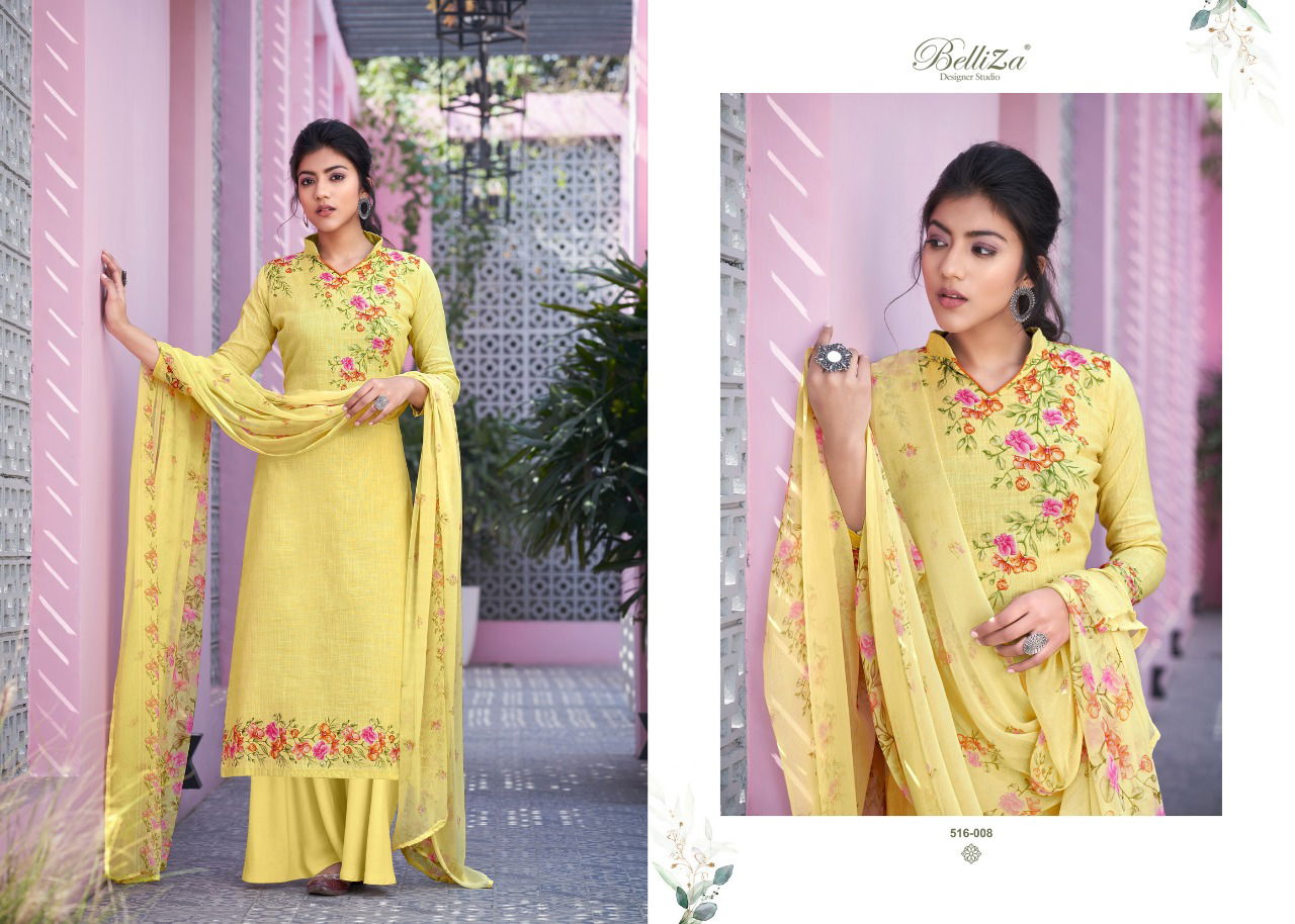 Belliza Helix Latest Fancy Regular Wear Digital Printed Designer Pure Cotton Dress Material Collection