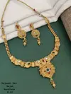 Rajwadi Mett Majak Necklace qith Earrings Set Catalog