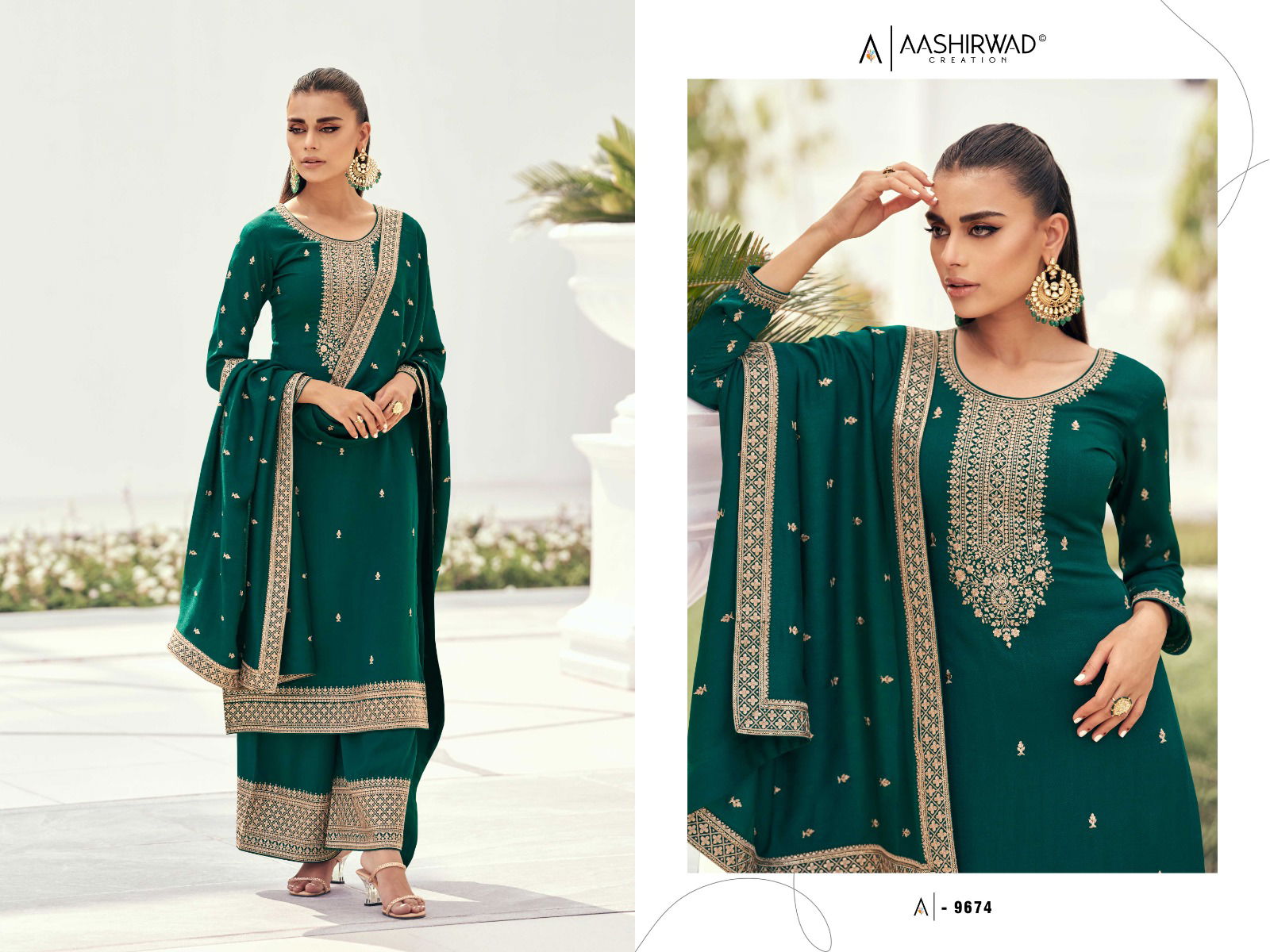Preet By Aashirwad Silk Salwar Suit Catalog