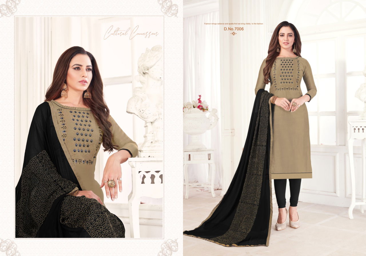 Ff Anokhi Latest Fancy Casual Wear jharna silk Churidar Dress Materials Collection
