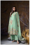 Ivriel 3846 By Ganga Pure Wool Pashmina Dress Materials Exporters In India
