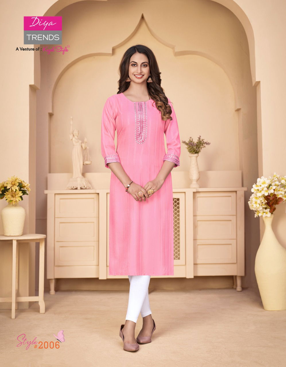  Fashion Story 2 Fancy Ethnic Wear Designer Rayon Latest Kurti Collection