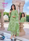 Zeenat Vol 30 By Kavya Foil Printed Surat Kurti Bottom With Dupatta Wholesale Market