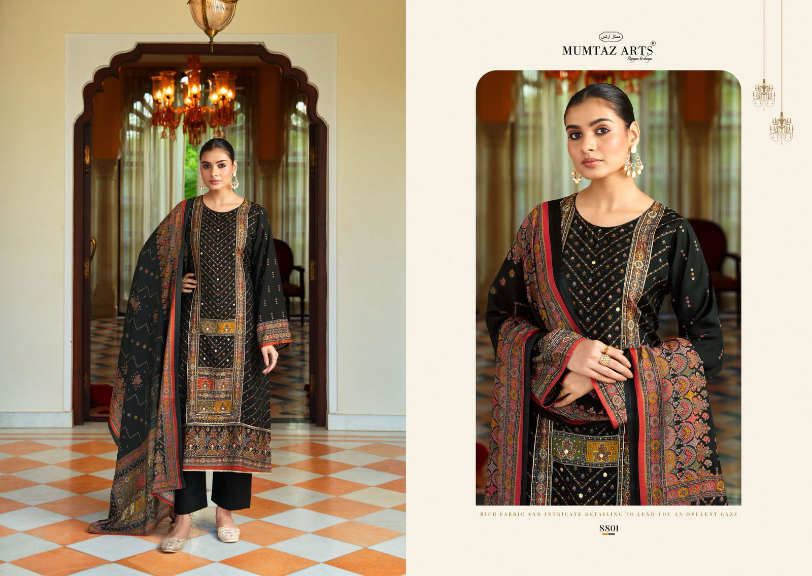 Rang Munch by Mumtaz Viscose Foil Printed Dress Material Wholesale Online