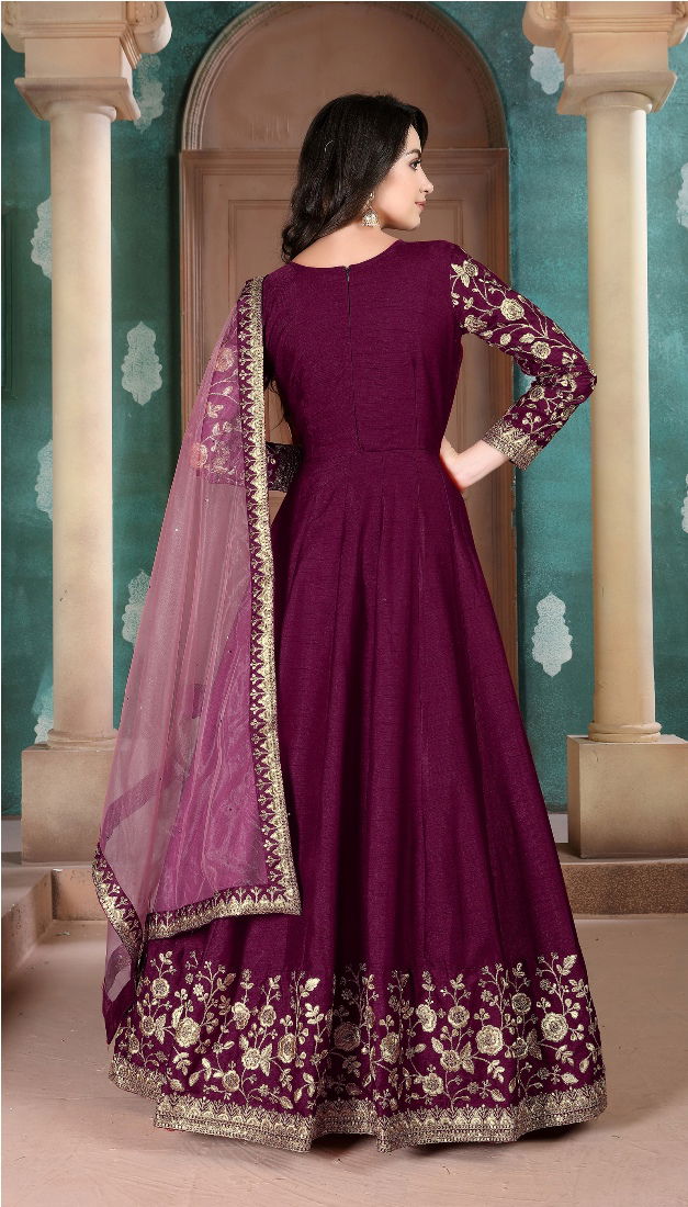 Aanaya 111 Latest Festival Wear Designer Adda Silk With Heavy Border  Net  Dupatta Suit Collection 