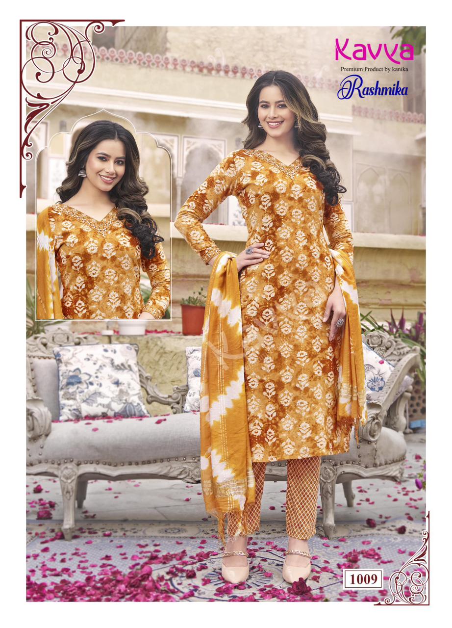 Kavya Rashmika Vol 1 Printed Straight Kurti With Bottom Dupatta Wholesale Clothing Suppliers In India