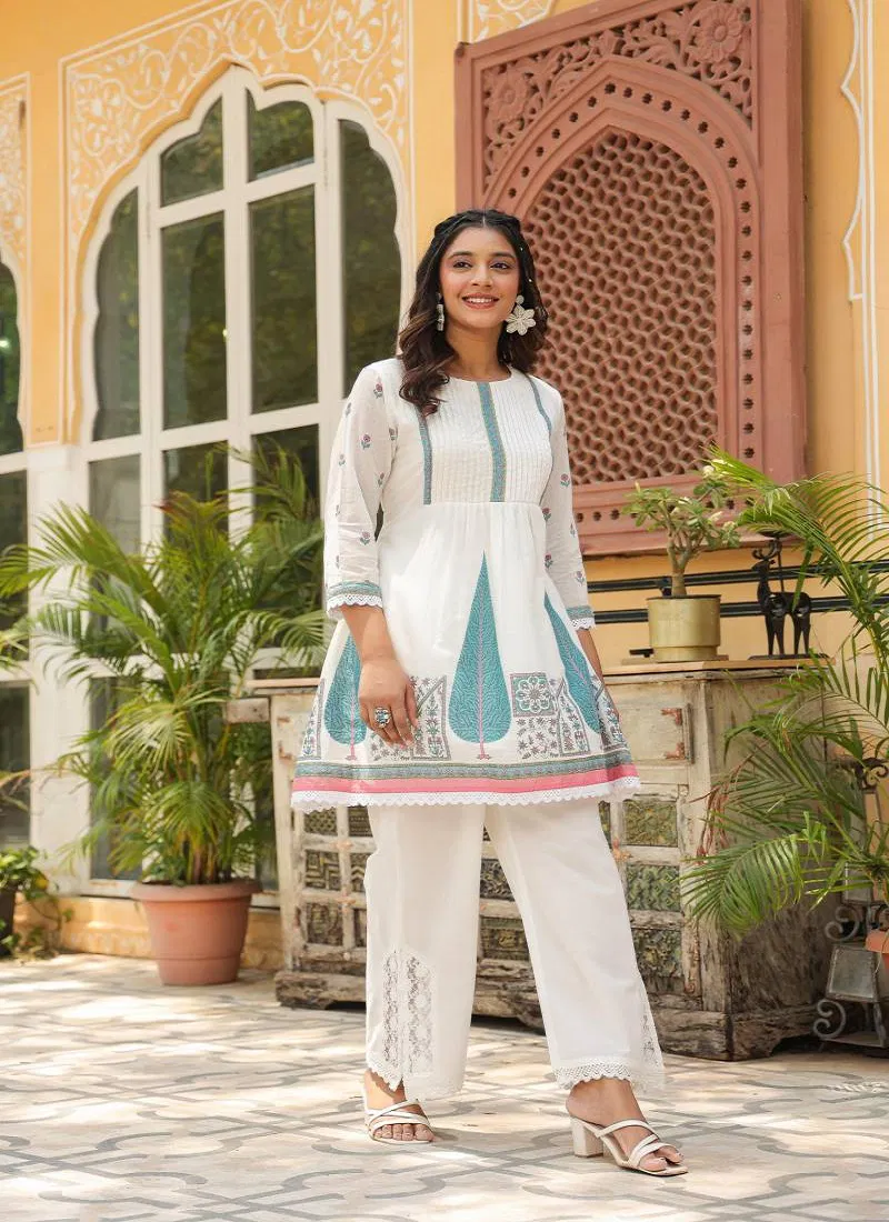 Tanyaa P 298 Mul Cotton Fancy Printed Co Ord Set Suppliers In India
