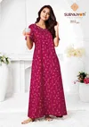 Pearl Vol 2 By Suryajyoti Cotton Printed Nighty Gown Wholesalers In Surat