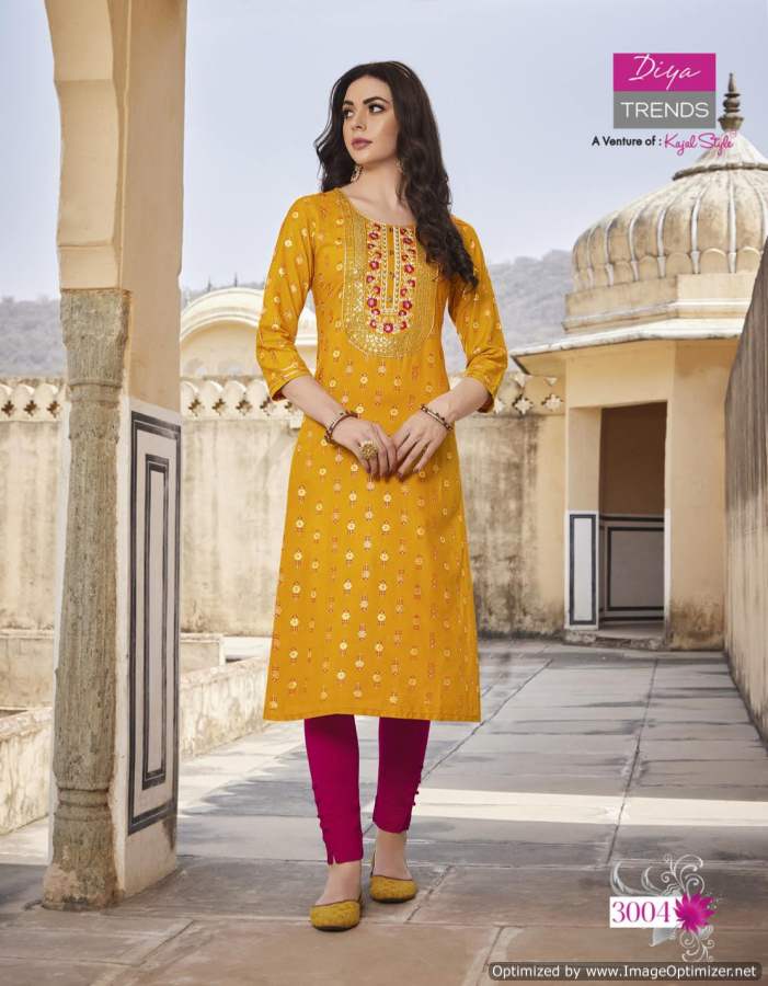 Victorias 3 New Ethnic Wear Rayon Embroidery Designer Kurti Collection