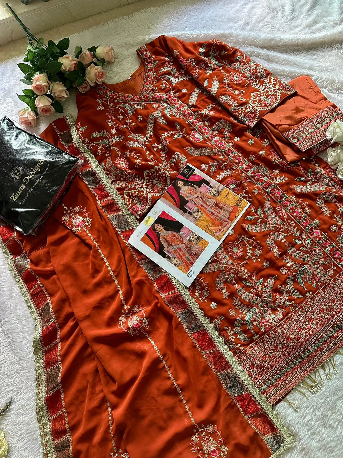 Ziaaz Designs 406 Salwar Suits wholesale market in Surat with price