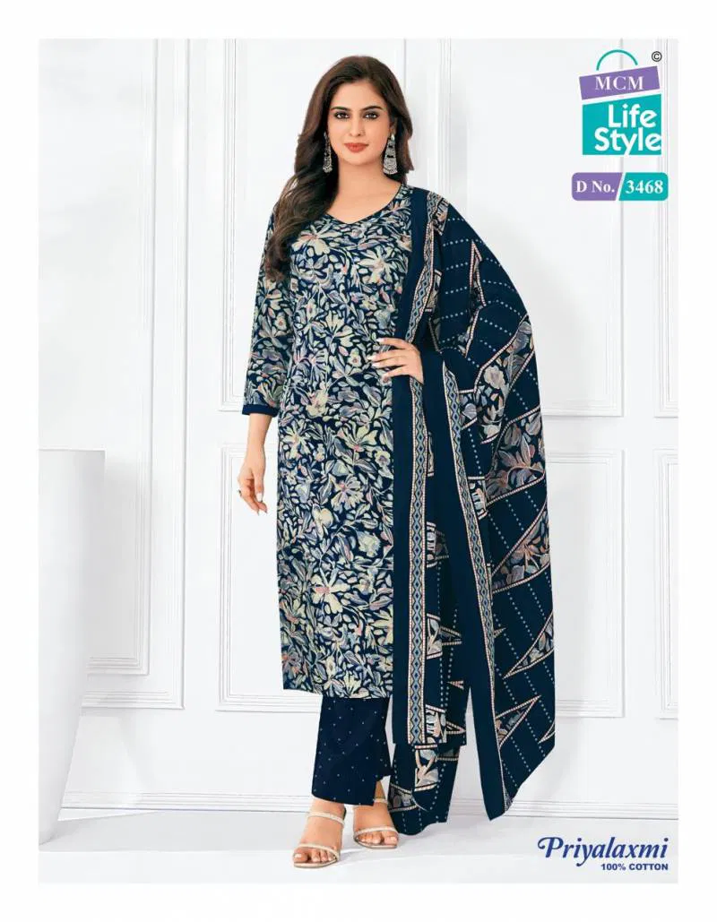 Priyalaxmi Vol 34 By Mcm Cotton Printed Dress Material Surat Wholesale Market