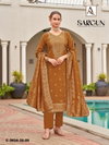 Sargun By Alok Viscose Maslin Jacquard Designer Dress Material Wholesale Suppliers In India