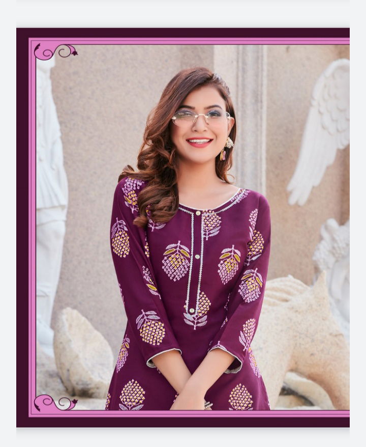 Bibas 9 Designer Fancy latest Designer Festive Wear Kurti With Bottom Collection
