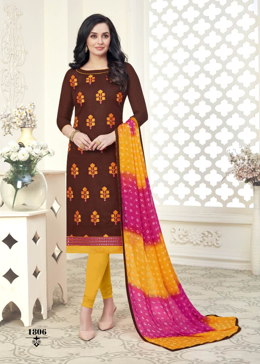 Relish 18 Latest Casual Regular Wear Slub Cotton With Unique Work Printed Cotton Collection
