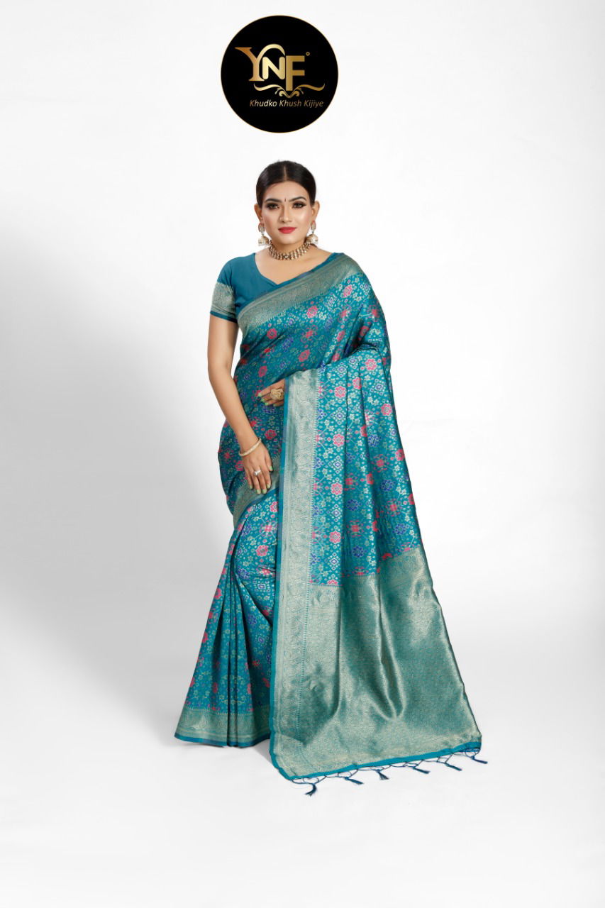 Ynf Mirraw Designer Silk Festive Wear Latest Saree Collection

