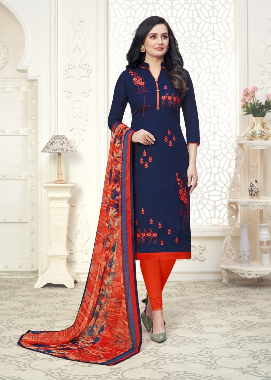 Relish 18 Latest Casual Regular Wear Slub Cotton With Unique Work Printed Cotton Collection
