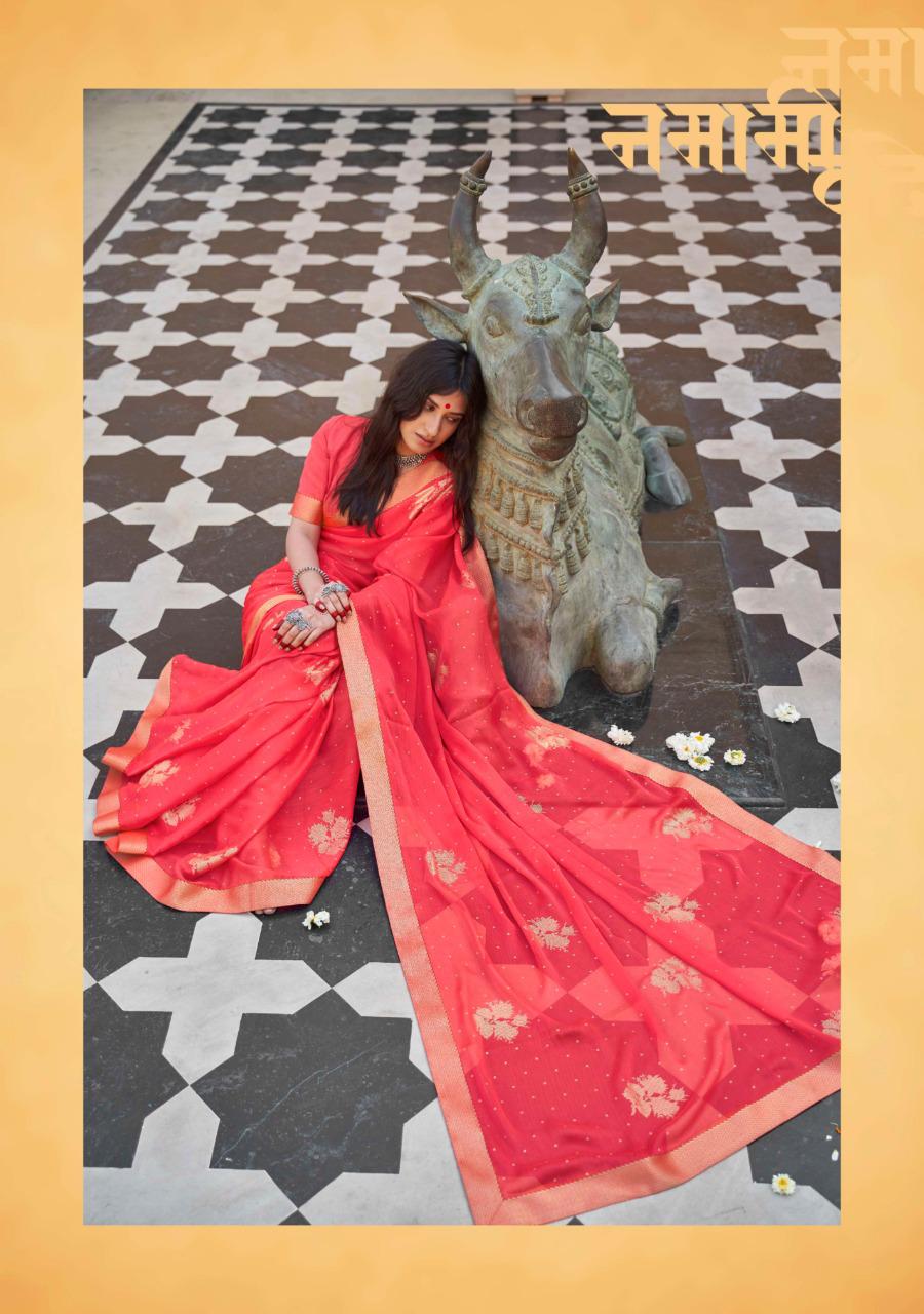 Lt Teerth Latest Fancy Chiffon Regular Casual Wear chiffon Printed Sarees Collection