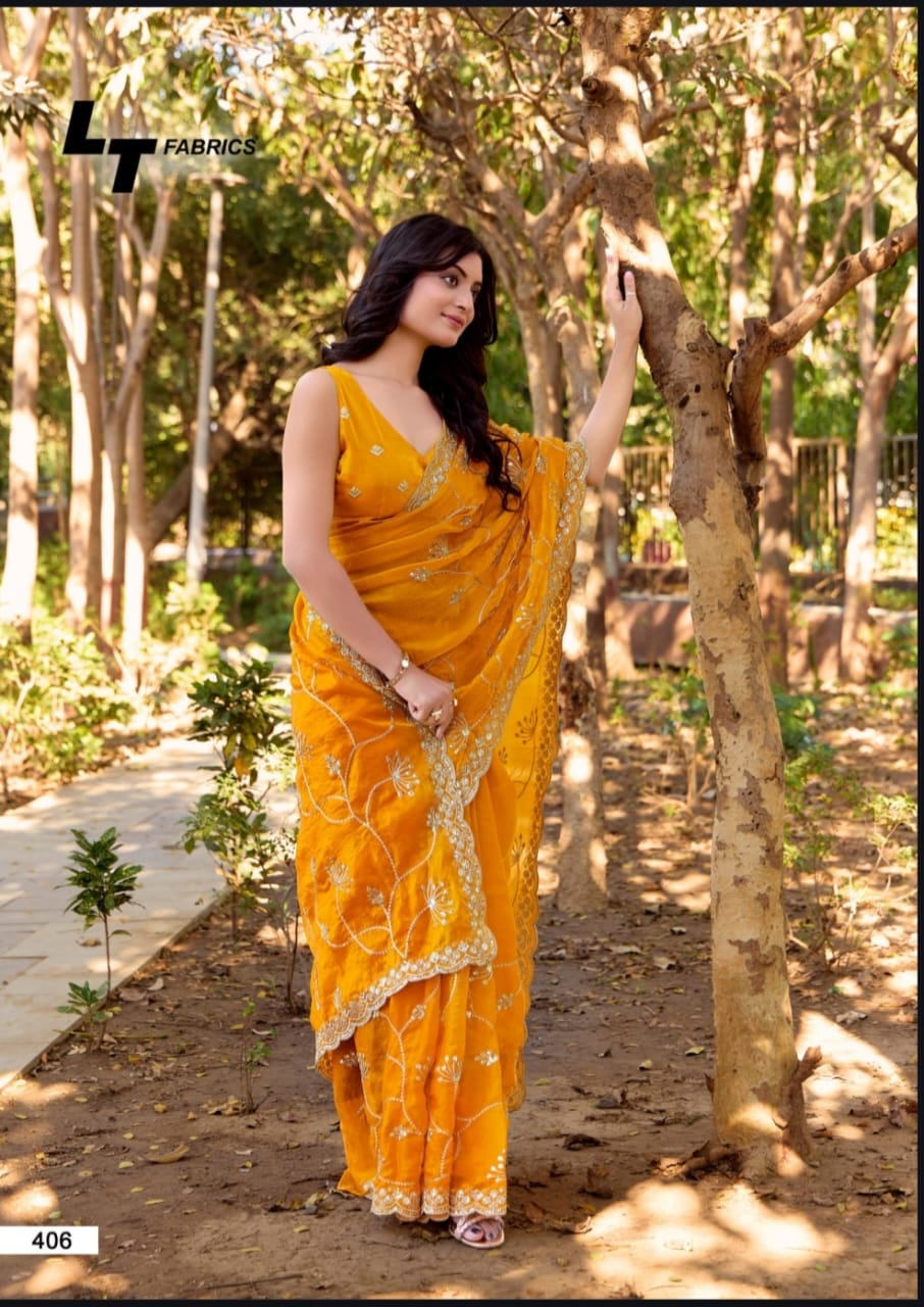 Lightning Vol 4 By LT Nc Malai Silk Designer Saree Suppliers In India